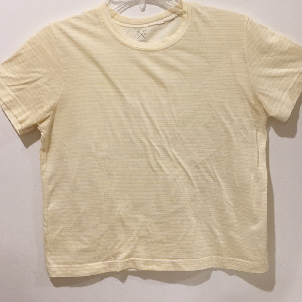 Yellow striped shirt